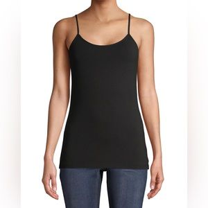 NWT Time and Tru Women's Adjustable Strap Cami in Black
